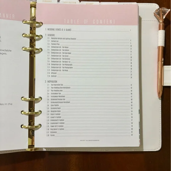 Wedding Planner and Journal Set - Picture 3 of 7